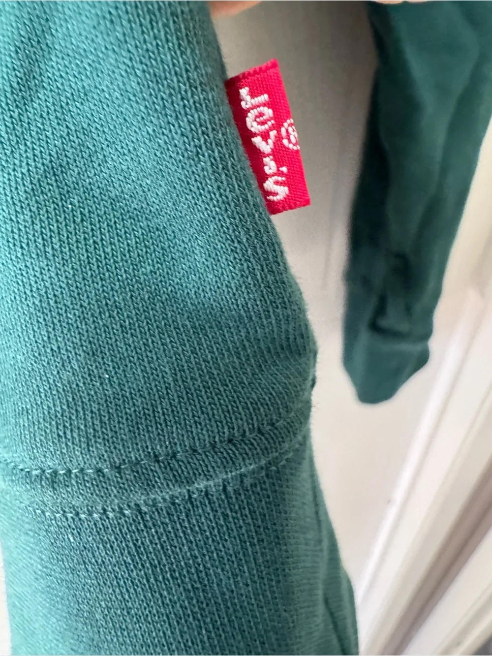 Levi's men’s Teal Green Full-Zip Hoodie